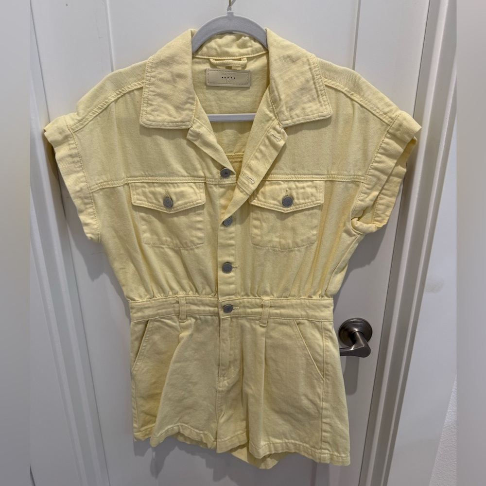 Blank NYC Butter Yellow Romper